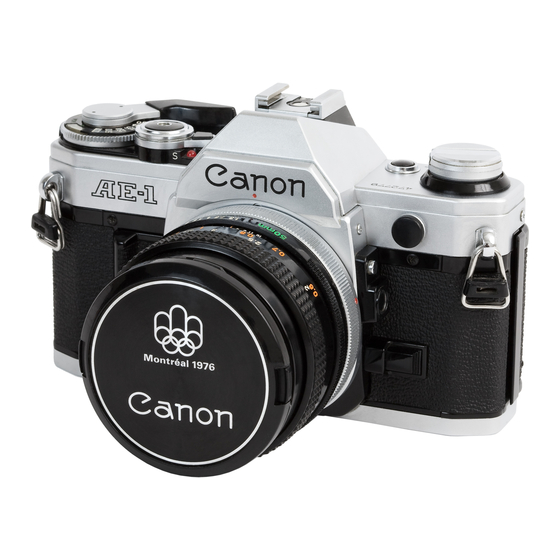 CANON AE-1 SERVICE MANUAL Pdf Download | ManualsLib