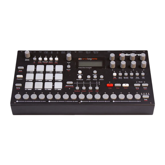 Elektron Analog Rytm Getting Started Manual