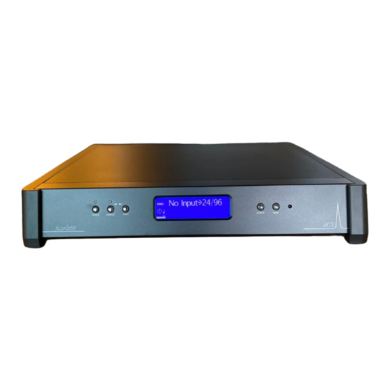DCS Scarlatti Upsampler User Manual