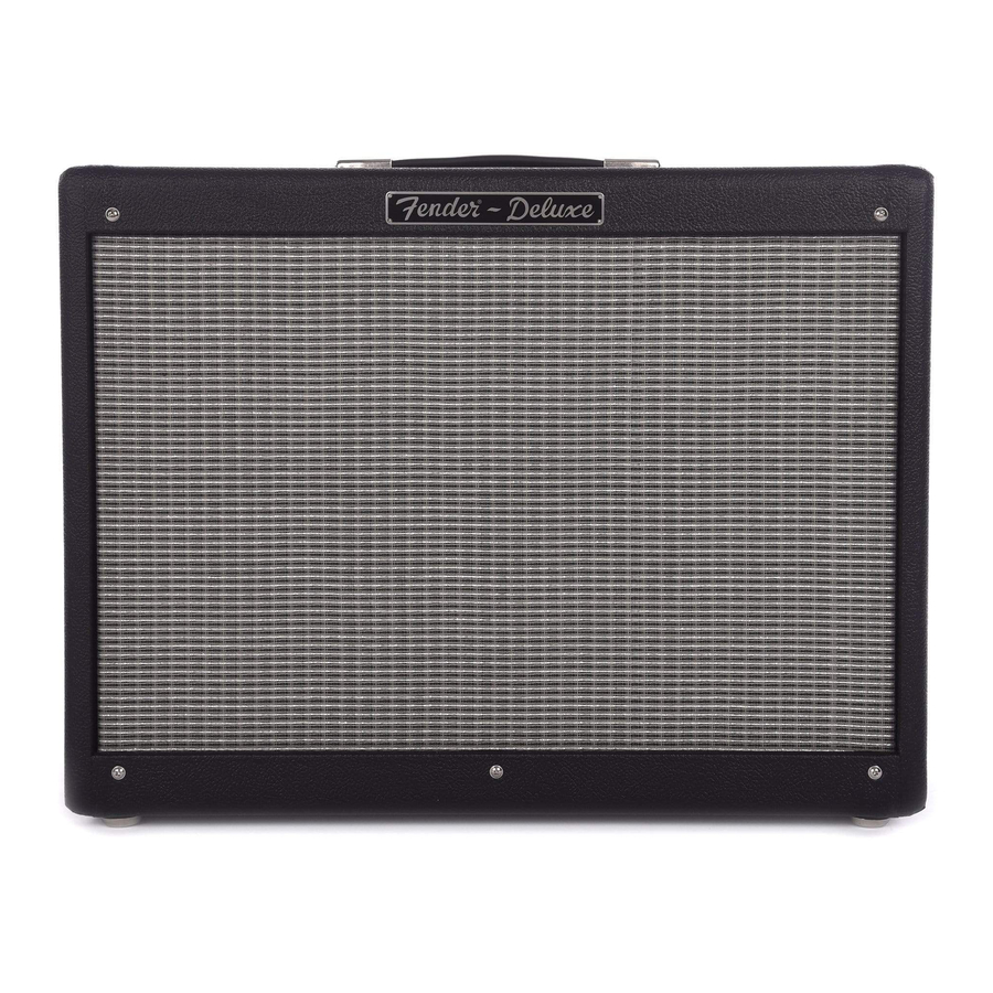 Fender HOT ROD DELUXE Service Manual