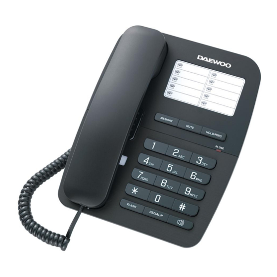 Daewoo DTC-240 User Manual