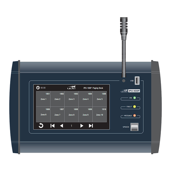 Ude IPU-100P User Manual