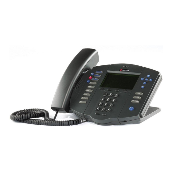 Polycom SoundPoint IP 501 Quick Reference