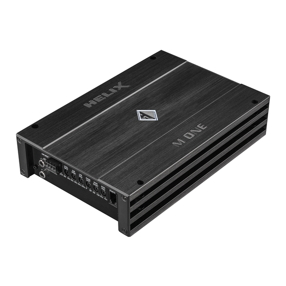 Audiotec Fischer HELIX M ONE Manual
