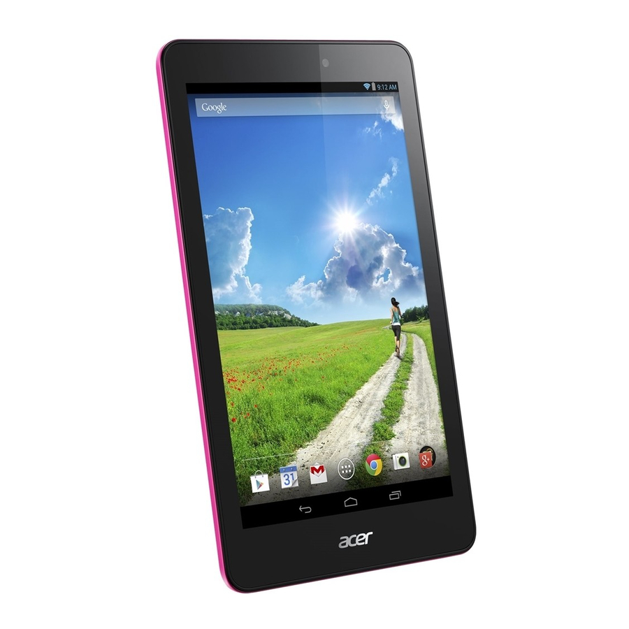 Acer Iconia One 8 User Manual