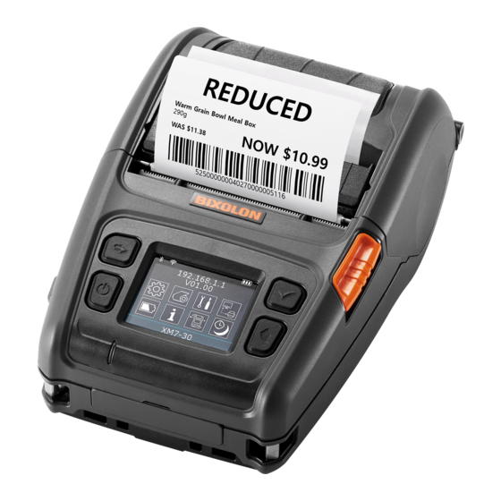 BIXOLON XM7-30 Installation Manual