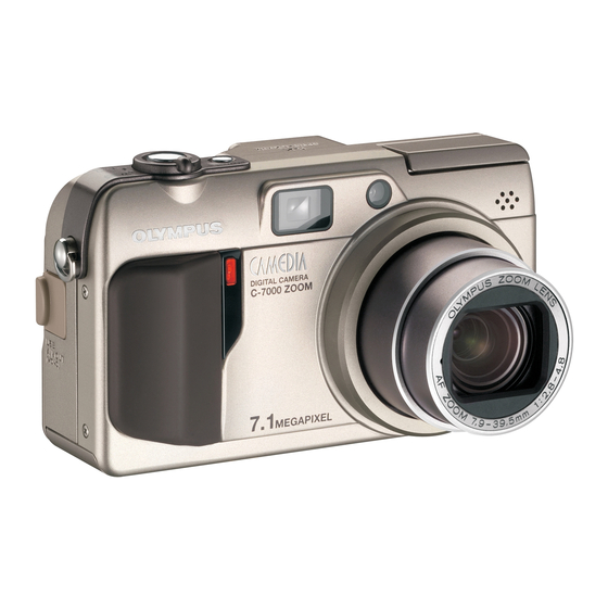 Olympus CAMEDIA C-7000 Zoom Quick Start Manual