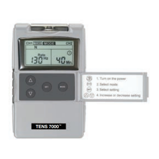 COMPASS HEALTH DT7305 Instruction Manual