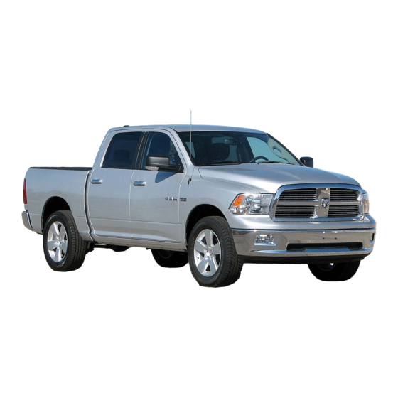 Dodge 2009 Ram Diesel Owner's Manual Supplement