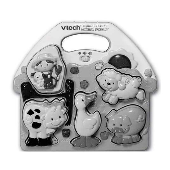 VTech Think & Sort Animal Puzzle User Manual