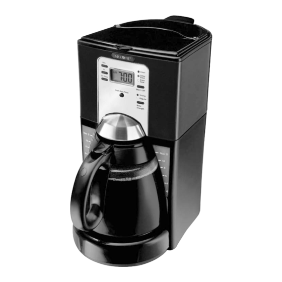 Mr. Coffee FT series User Manual