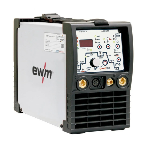 EWM Tetrix 200 MV Comfort puls 5P TG Operating Instructions Manual