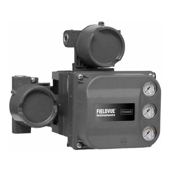 Emerson Fisher FIELDVUE DVC6005 Series Quick Start Manual
