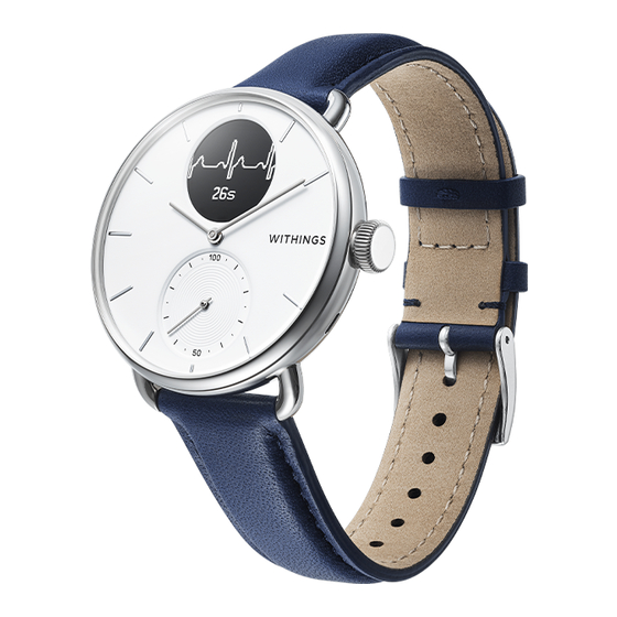 Withings SCANWATCH Quick Installation Manual