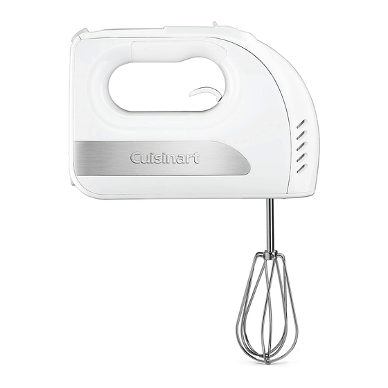 Cuisinart HM-6 Series Instruction And Recipe Booklet