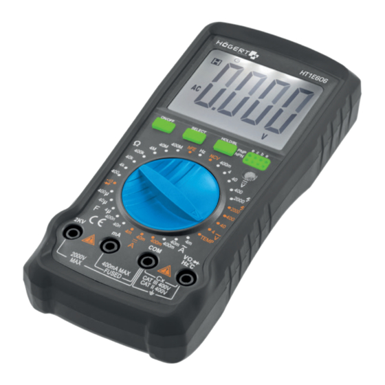 HOGERT HT1E606 User Manual