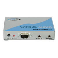 Gefen VGA-AUDIO-141 User Manual