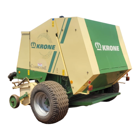 Krone KR 130-MINISTOP Operating Instructions Manual