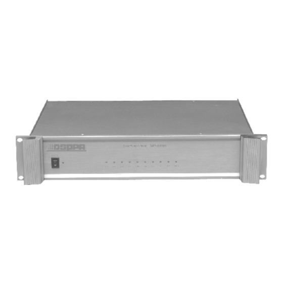 DSPPA MP9920S Owner's Manual