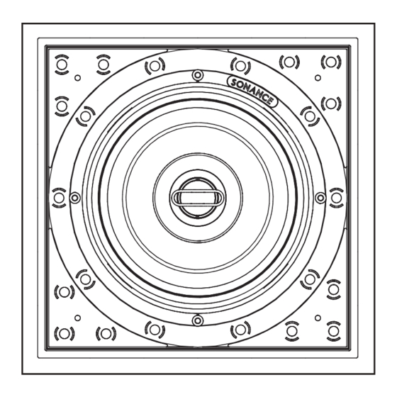 Sonance VISUAL PERFORMANCE VP3SQ Installation Manual