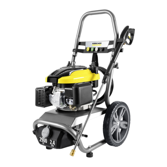 Kärcher G 2900 X Manual