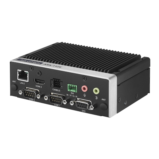 Advantech ARK-1125 User Manual