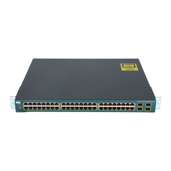 Cisco WS-C3560-48PS-S Hardware Installation Manual