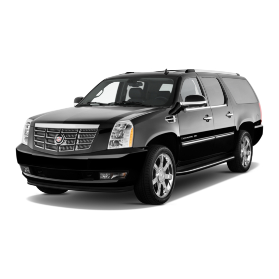 Cadillac ESCALADE - DATASHEET 2011 Specifications