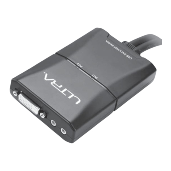 User Manuals: Ultra GammaView 2555 DVI KVM Switch