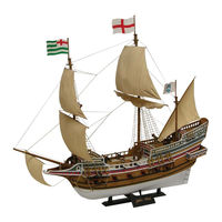 REVELL Golden Hind Assebly Instructions