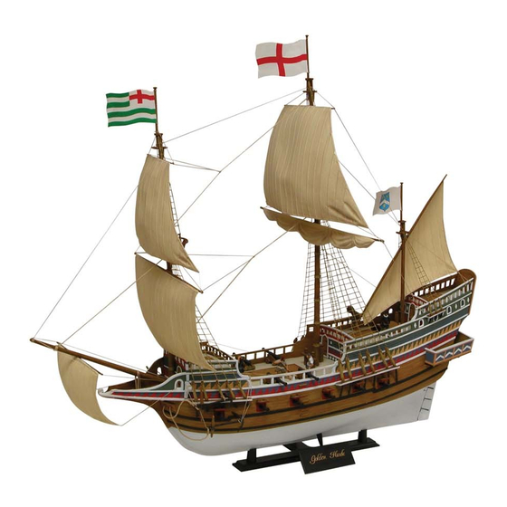 REVELL Golden Hind Historical Ship Kit Manuals