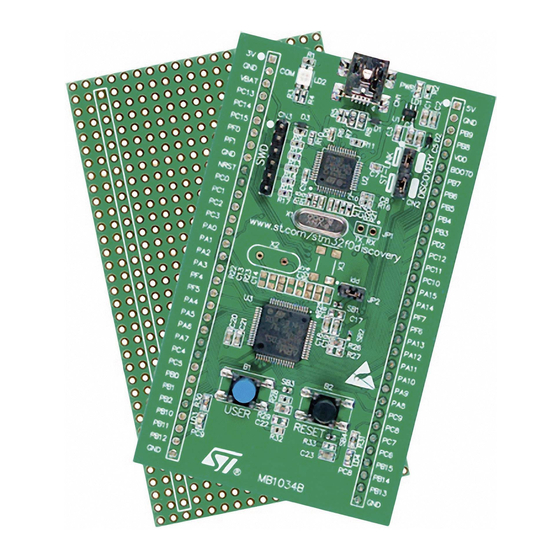 ST STM32F0DISCOVERY User Manual