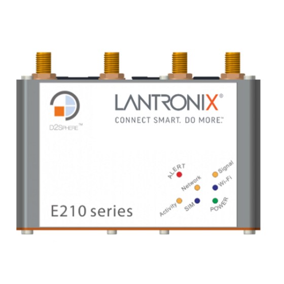 Lantronix E210 Series User Manual
