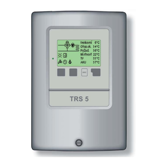 Regulus TRS 5 Installation, Wiring And Operating Instructions