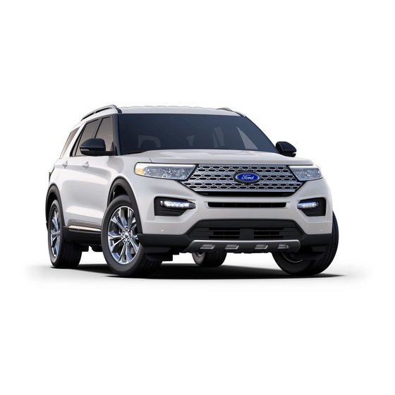 Ford EXPLORER Supplemental Owner's Manual