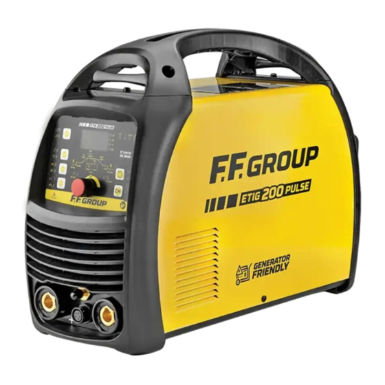 F.F. Group ETIG 200 PULSE Original Instructions Manual