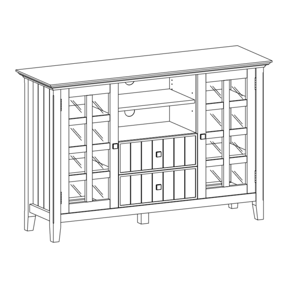 SIMPLIHOME WyndenHall brooklyn+max AXCRACA17-BRU Manual