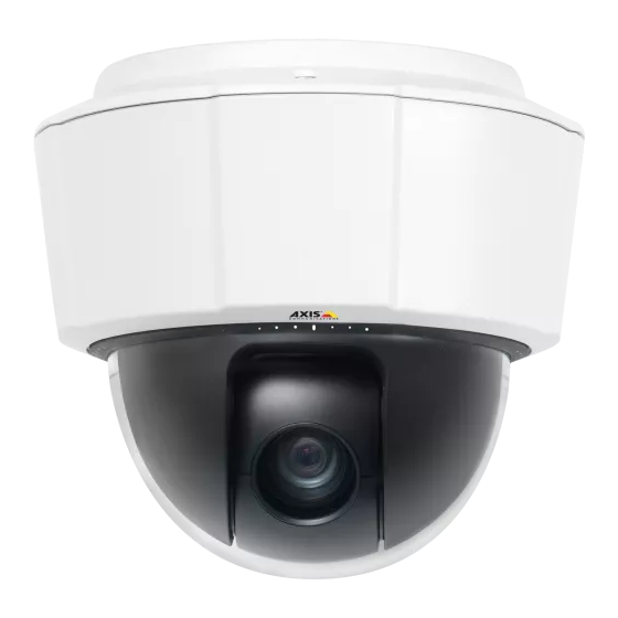 Axis P5514 PTZ User Manual