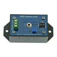 Ets SM1-WS Instructions