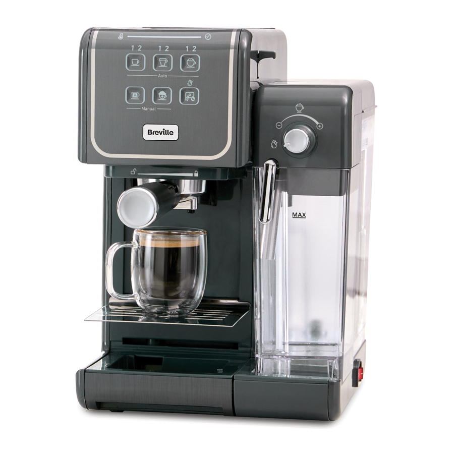 Breville Prima Latte III; VCF146X; VCF147X - Espresso and Cappuccino Machine Manual