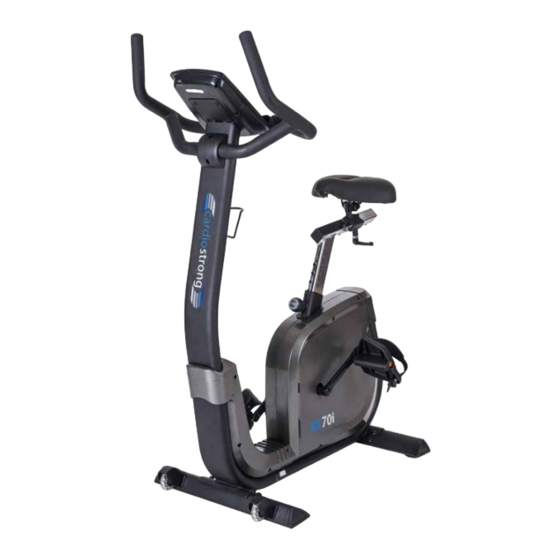 CARDIOSTRONG Ergometer BX70i Assembly And Operating Instructions Manual