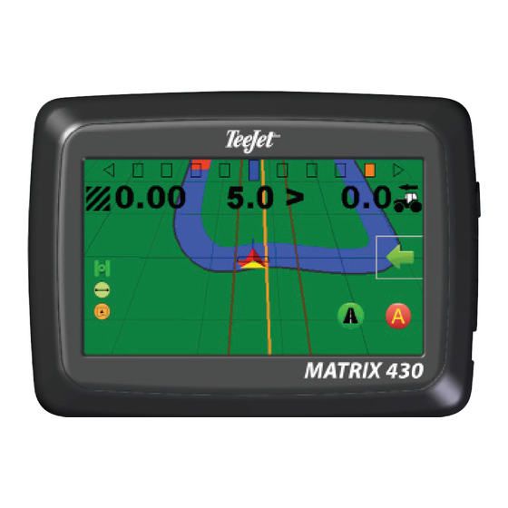 Spraying Systems TeeJet Matrix 430 Manuals