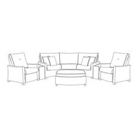 Pacific Casual 231-079-6TTR-BRN-CS Assembly And Use Instructions