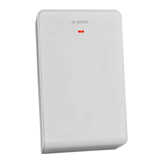 Bosch B810 Installation Manual