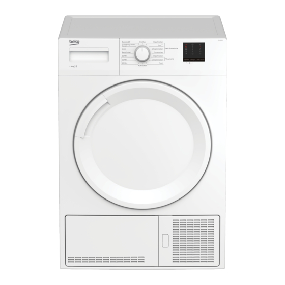 Beko DCU 8230 N User Manual
