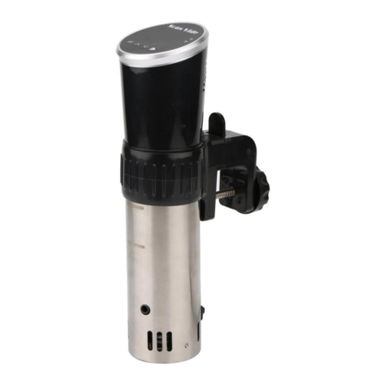 Maxima Sous Vide Universal Operating Manual