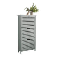 GFW BERGEN THREE TIER SHOE CABINET Assembly Instructions Manual