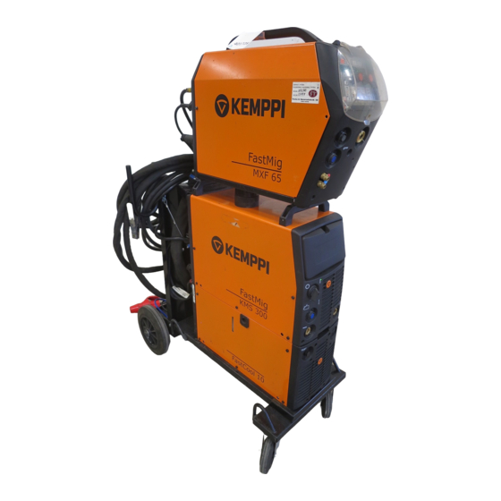 Kemppi FastMig KMS 300 Quick Manual