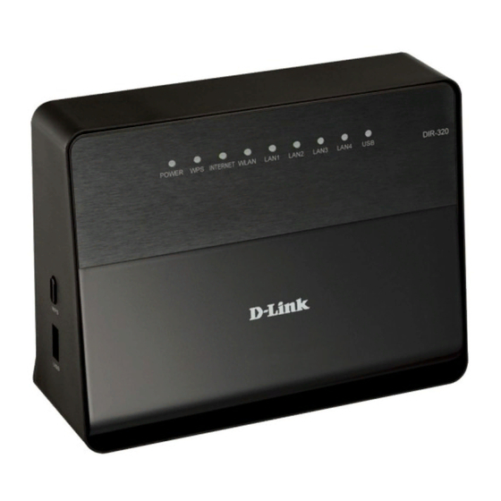 D-Link DIR-320 Quick Installation Manual