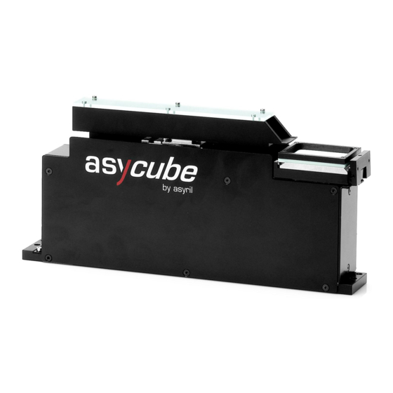 Asyril Asycube Operating Manual